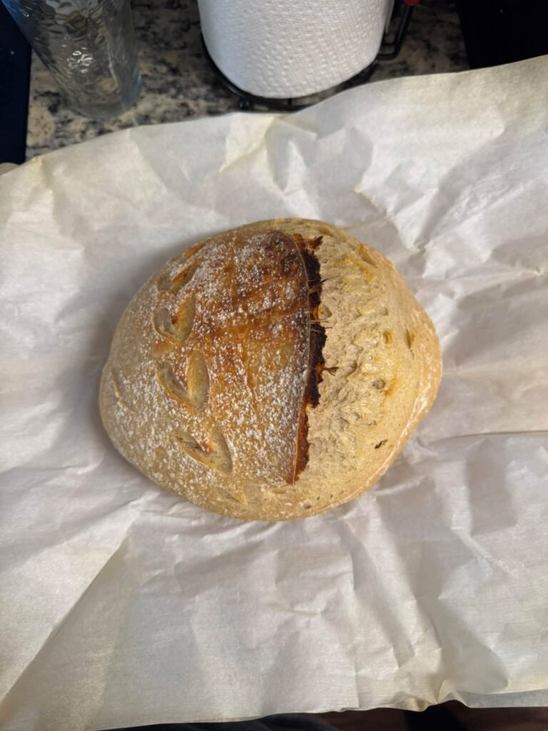 Rustic Homemade Sourdough Bread